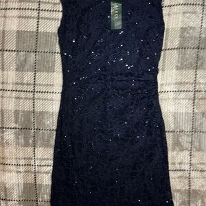 Elegant Black Lace Dress